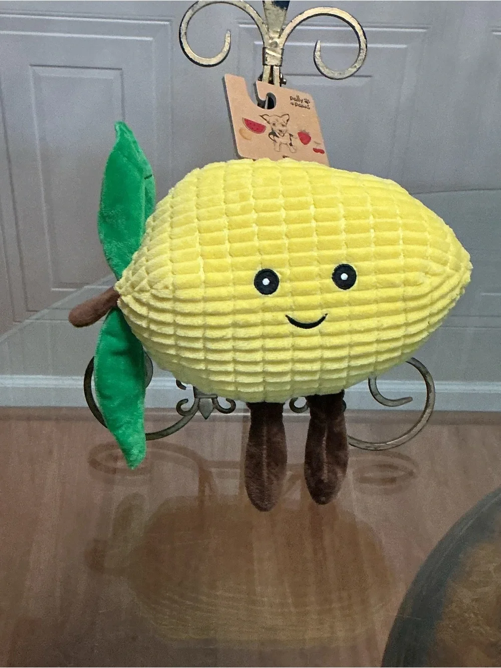 Pally Paws   Lemon 🍋 With Legs 11” Very Solf Dog Toy With  Squeaker